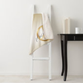 感動的金ゴールド平和標識ハート シェルパブランケット (インサイチュ)