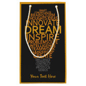 感動的電球のカスタム抱き枕 スモールペーパーバッグ (裏面)