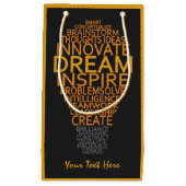 感動的電球のカスタム抱き枕 スモールペーパーバッグ (正面)