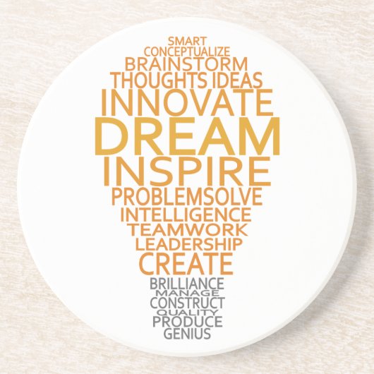 感動的電球カスタムコースター コースター (正面)