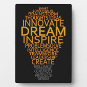 感動的電球カスタム板 フォトプラーク (正面)