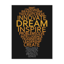 感動的電球カスタム葉書