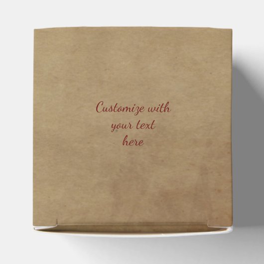 感動的霊気は今日だけパーソナライズされた フェイバーボックス (上部)