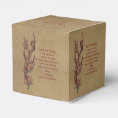 感動的霊気は今日だけパーソナライズされた フェイバーボックス (裏面サイド)