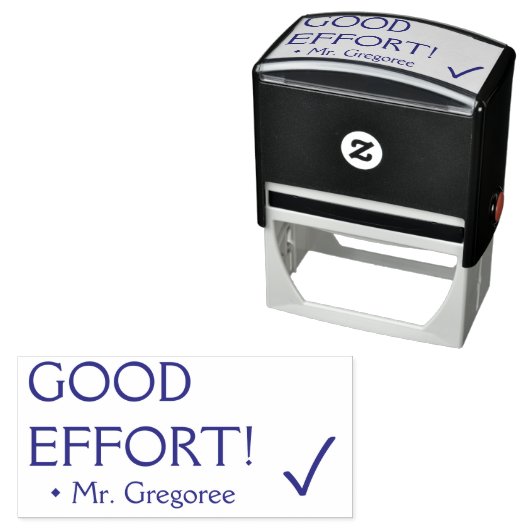 「感動的頑張れ！」 ターターゴム印 セルフインキングスタンプ (インサイチュ)