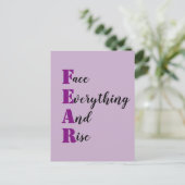 感動的顔すべてと恐怖を高める ポストカード (スタンド正面)