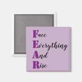 感動的顔すべてと恐怖を高める マグネット (正面/裏面)