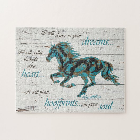 感動的馬 ジグソーパズル (横)