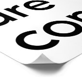 感動的高揚性引用文モダン ポスター (角)