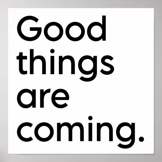 感動的高揚性引用文モダン ポスター (正面)