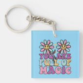 感動的魔法Wordart Keychain キーホルダー (正面)