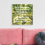 感動的:そして彼は私と一緒に歩き、話す キャンバスプリント (インサイチュ (リビング))