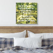 感動的:そして彼は私と一緒に歩き、話す キャンバスプリント (インサイチュ (寝室))