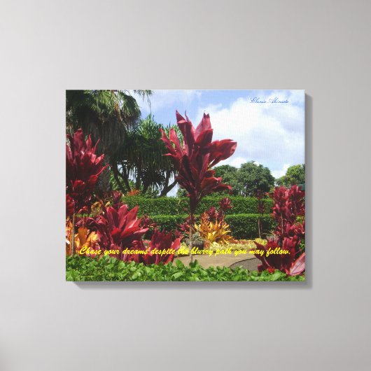 感動的 /やる気を起こさせるキャンバスのウォールアート キャンバスプリント (正面)