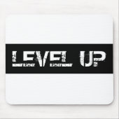 感動的 / やる気を起こさせるレベルアップ マウスパッド (正面)