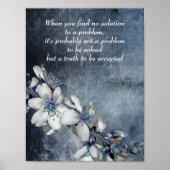 感動的&やる気を起こさせる引用文ウォールアートポスター ポスター (正面)