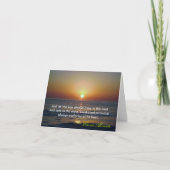 感動的 / やる気を起こさせる空白のノートカード カード (正面)