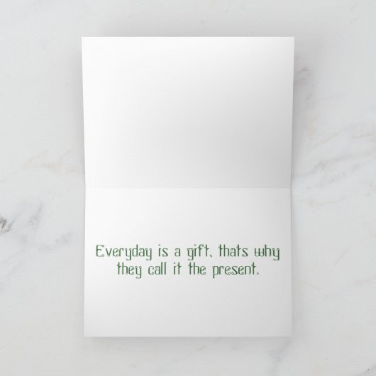 感動的 カード (内部)