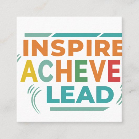 感動的 スクエア名刺 (正面)