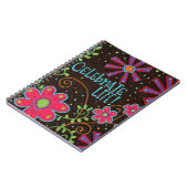 感動的,フローラ,祝生活性 ノートブック (左側)