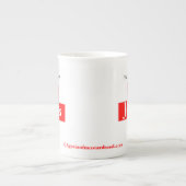 感動的 ボーンチャイナマグカップ (正面)