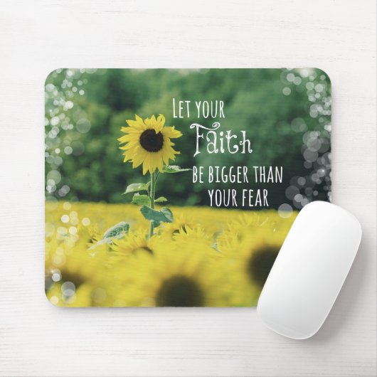 感動的:信仰を恐れより大きくせよ マウスパッド (マウス)