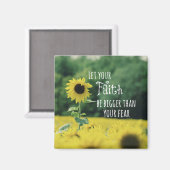 感動的：信仰を恐れより大きくせよ マグネット (正面/裏面)