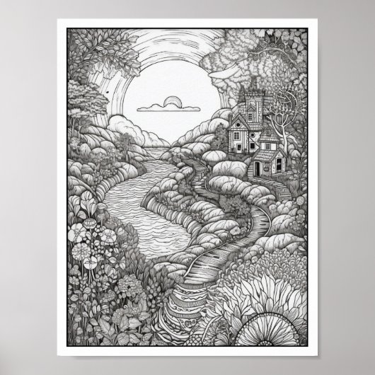 感動的/大人の色彩に配慮 ポスター (正面)