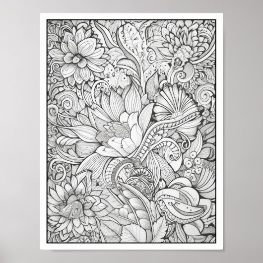 感動的/大人の色彩に配慮 ポスター (正面)