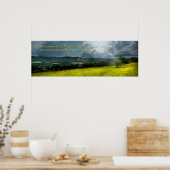 感動的 – 永遠の希望 – 詩篇19-1 ポスター (キッチン)