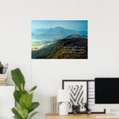 感動的 |詩編121 ポスター (ホームオフィス)