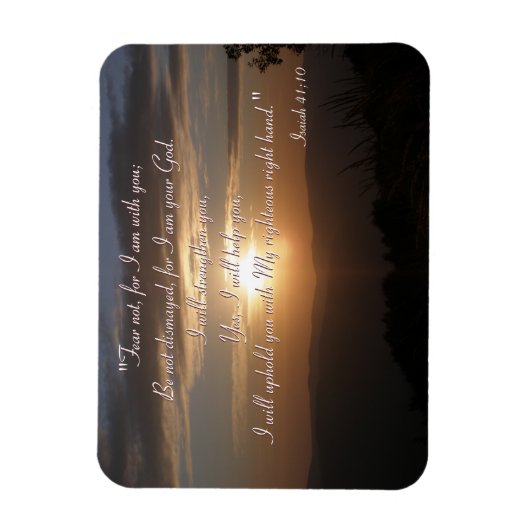 感動的 | Isaiah 41;10 マグネット (縦)