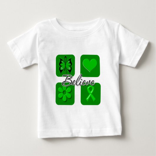 感動的- SCTおよびBMTサポート信じて下さい ベビーTシャツ (正面)