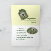 感動的Dandelionカーカスタマイズド –  カード (内部)