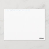 「感動的Joy」という言葉のはがき ポストカード (裏面)