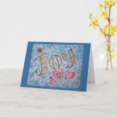「感動的Joy」カード カード (黄色い花)