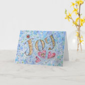 「感動的Joy」カード カード (黄色い花)