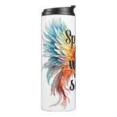 感動的magやる気を起こさせる引用文 タンブラー (回転左)