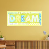 感動的Megan Meagherの言葉 |夢 キャンバスプリント (インサイチュ (リビング))