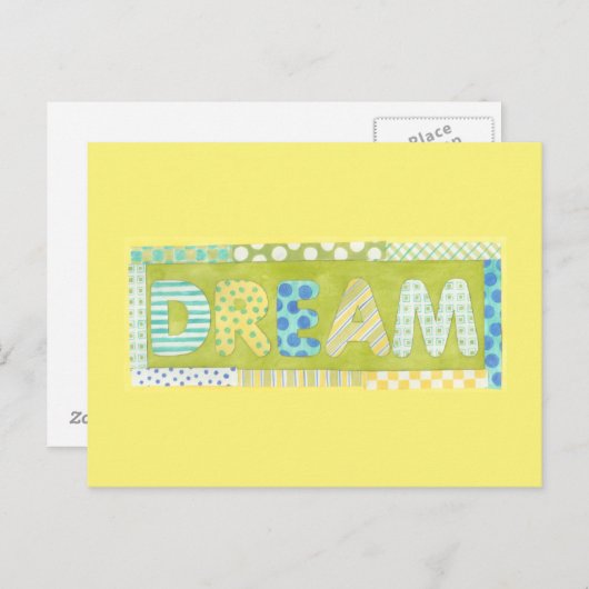 感動的Megan Meagherの言葉 |夢 ポストカード (正面/裏面)