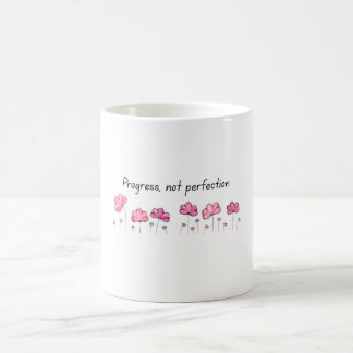 感動的Mug - "Progress Not Completeness" Quot コーヒーマグカップ