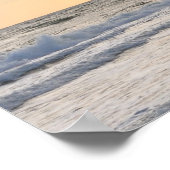 感動的Sun Rays Parting Cloudsポスター ポスター (角)