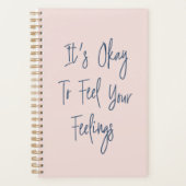 感動的Uplifting Positivity引用文in赤面 プランナー手帳 (正面)