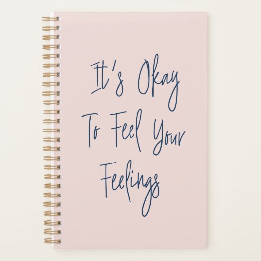 感動的Uplifting Positivity引用文in赤面 プランナー手帳 (正面)