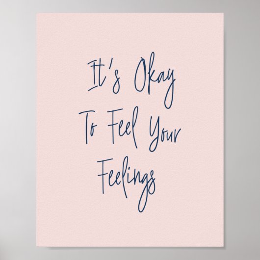 感動的Uplifting Positivity引用文in赤面 ポスター (正面)