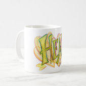 感動的Word Heal Art Mag コーヒーマグカップ (正面左)