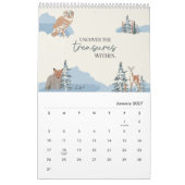 感動的words artist flowers Water color Art カレンダー (1月 2027)