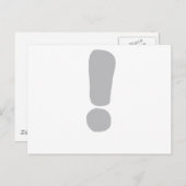 感嘆符！ ポストカード (正面/裏面)