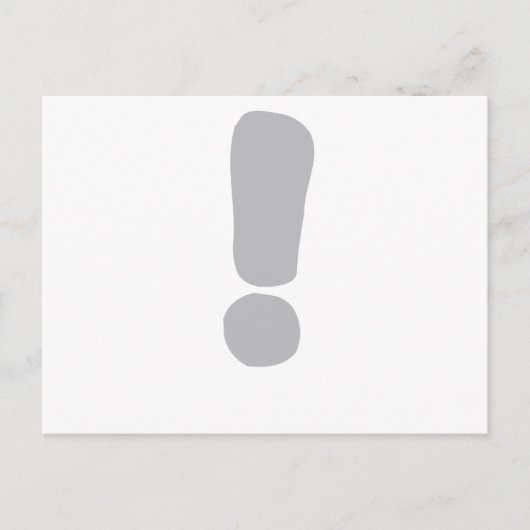 感嘆符！ ポストカード (正面)