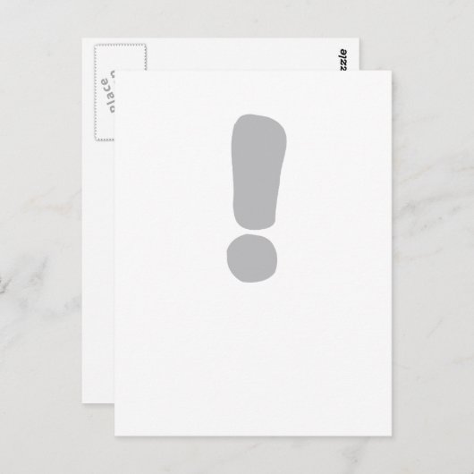 感嘆符! ポストカード (正面/裏面)